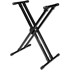Rok-It RI-KEYX-20 Double-X Keyboard Stand w/ Ergonomic Adjust