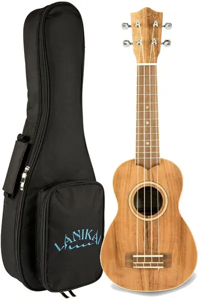 Укулеле Lanikai ACST-S Solid Top Acacia Soprano Ukulele with Gig Bag