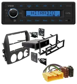 VDO AUX 1DIN MP3 USB Autoradio für Mazda MX-5 (2005-2008)
