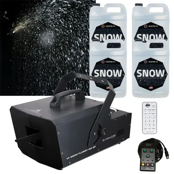 Генератор снега Eliminator Lighting VF SNOW FLURRY HO EP 1250W с аксессуарами