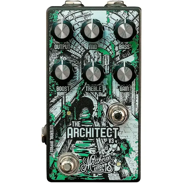 Педаль эффектов для электрогитары Matthews Effects Architect V3 Overdrive and Boost Effects Pedal