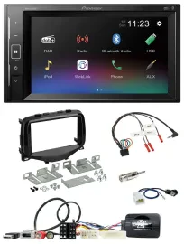 Pioneer DAB Lenkrad 2DIN Bluetooth USB Autoradio für Toyota Aygo 2014-2021