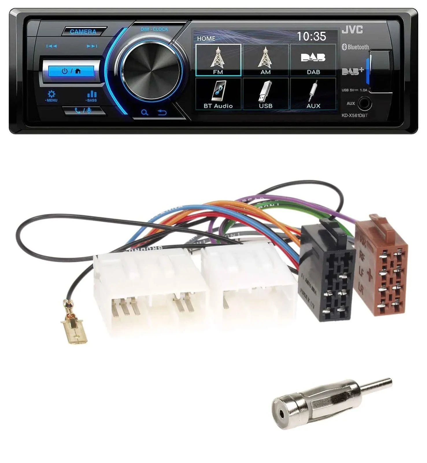 JVC Bluetooth MP3 USB DAB Autoradio für Mazda MX-5 (1989-2000)