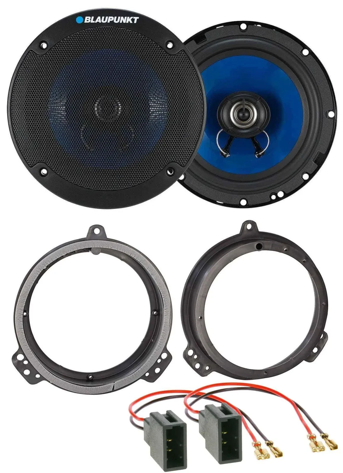 Blaupunkt 2-Wege 250Watt 16,5cm Lautsprecher für Toyota Yaris 1999 2003 Fronttür
