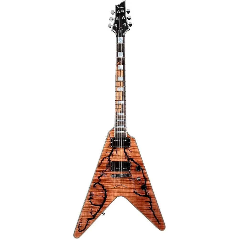 Электрогитара Schecter V-1 Electro-Resin Gloss Natural