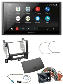 Pioneer USB 2DIN DAB MP3 Bluetooth Autoradio für Opel Zafira ab 12 jet black
