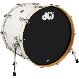 DW Wireless A/E Convertible Bass Drum 22 x 16 in. Finish Ply White Marine Pearl