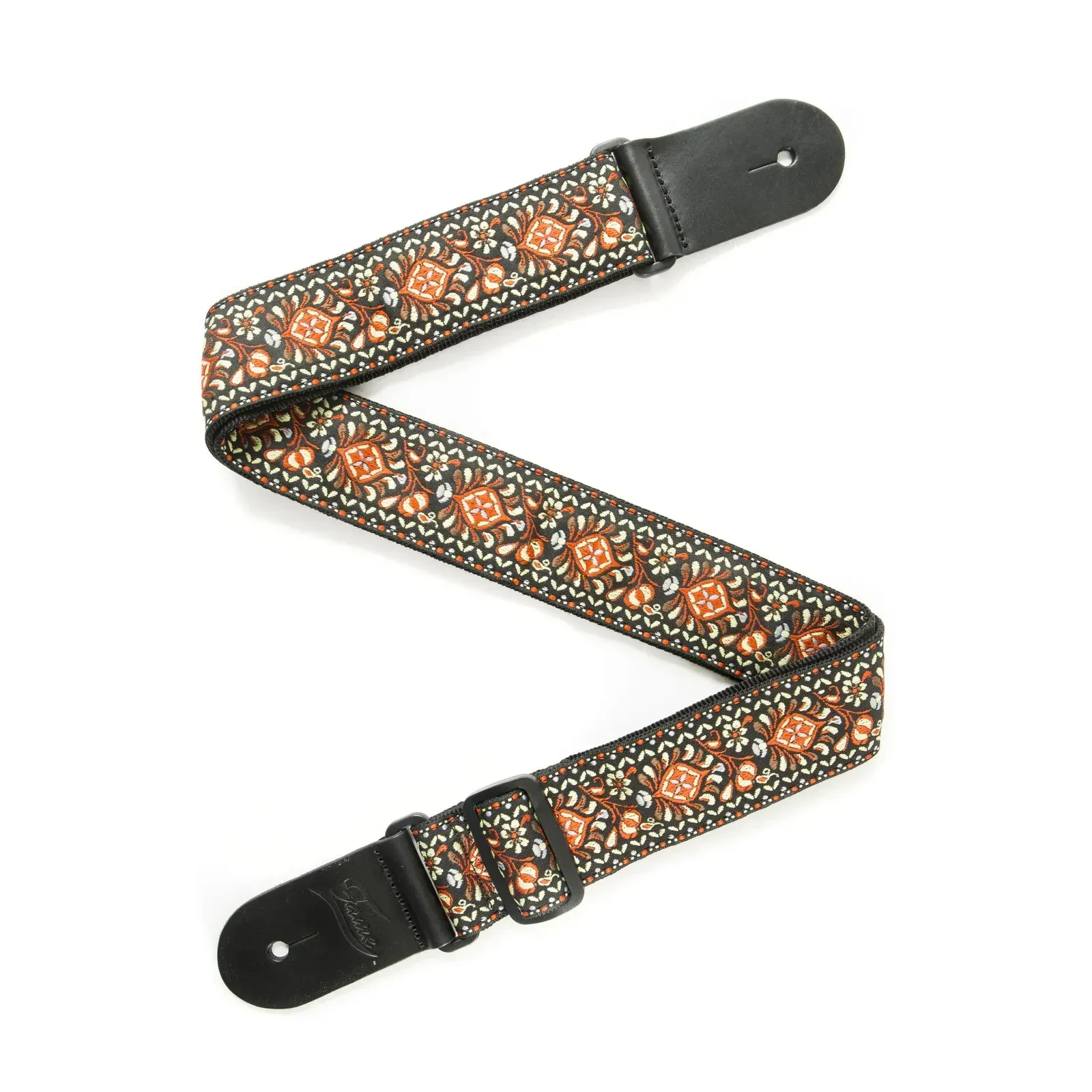 Ремень для гитары Fame Audio GIT0043553-000 Weave Series 5 Jacquard Pattern Red Orange