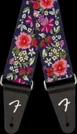 Genuine Fender Mosaic Jacquard Strap, Blue