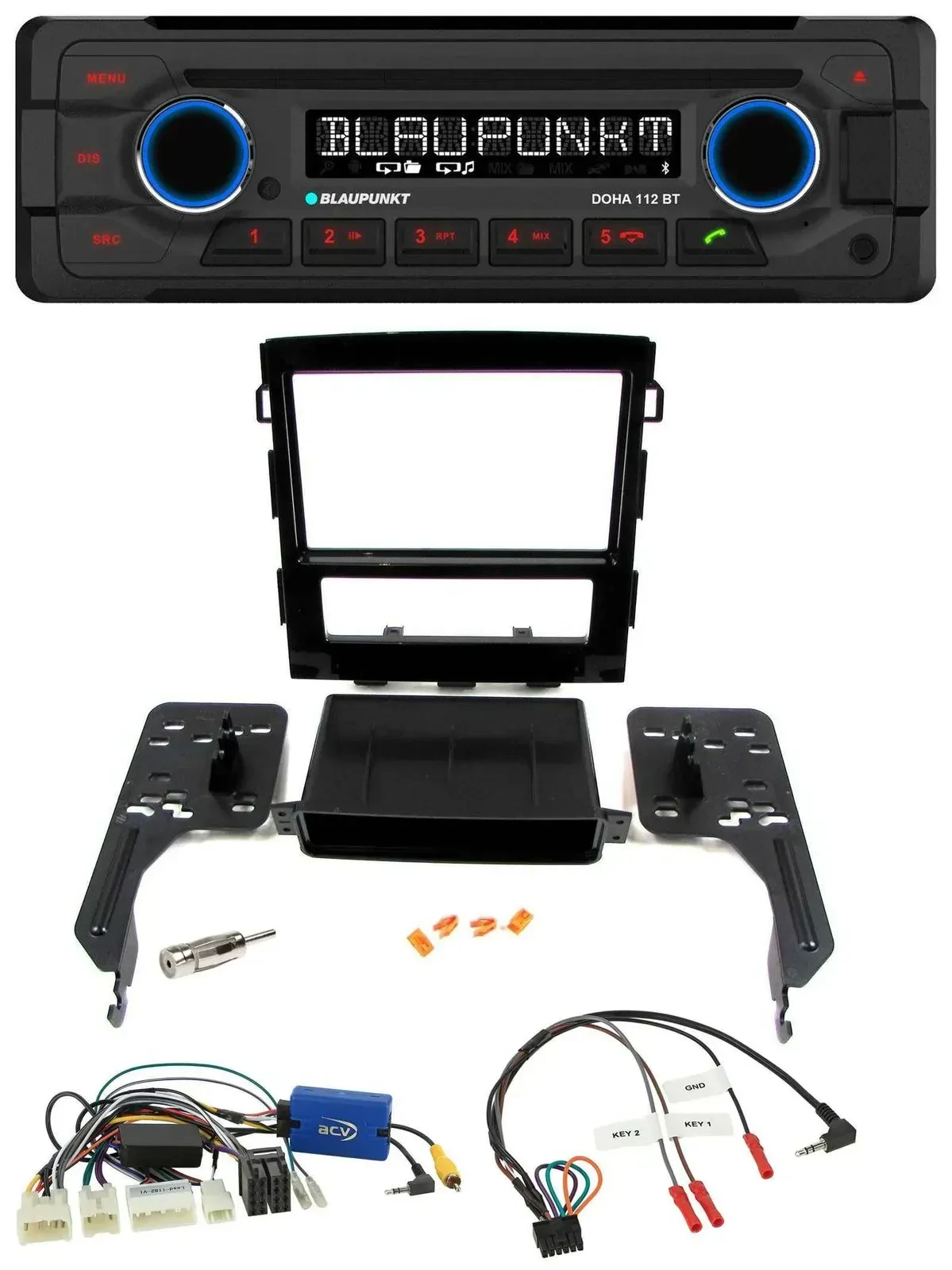 Blaupunkt Lenkrad MP3 CD Bluetooth USB Autoradio für Subaru Impreza ab 2018