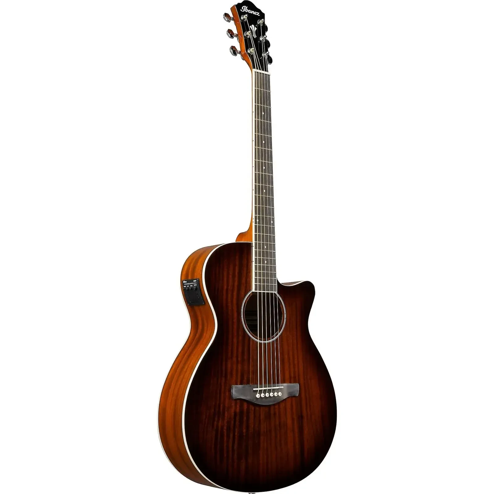 Электроакустическая гитара Ibanez AEG7MHVLS AEG Body Sapele Top Violin Sunburst