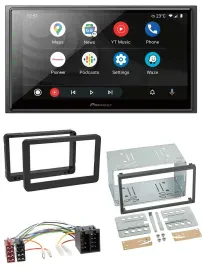 Pioneer USB 2DIN DAB MP3 Bluetooth Autoradio für Alfa Romeo 159 Spider Brera ab