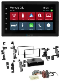 Blaupunkt MP3 Bluetooth DAB 2DIN USB Autoradio für Nissan Juke Navara NV ab 12