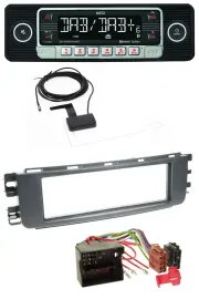 Dietz DAB Bluetooth USB MP3 Autoradio für Smart ForFour (454, 2004-2006)