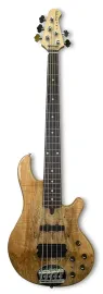 LAKLAND Skyline 55-02 Deluxe Bass, 5-String - Spalted Maple Top, Natural Gloss