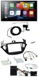 Автомагнитола Pioneer 2DIN USB Bluetooth DAB для Opel Adam (с 2013) и Corsa E