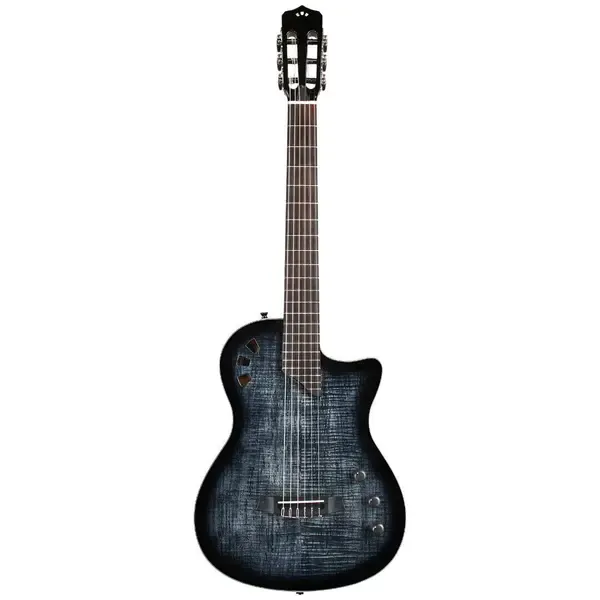 Электроакустическая гитара Cordoba Stage Nylon Thinline Spruce Top, Black Burst