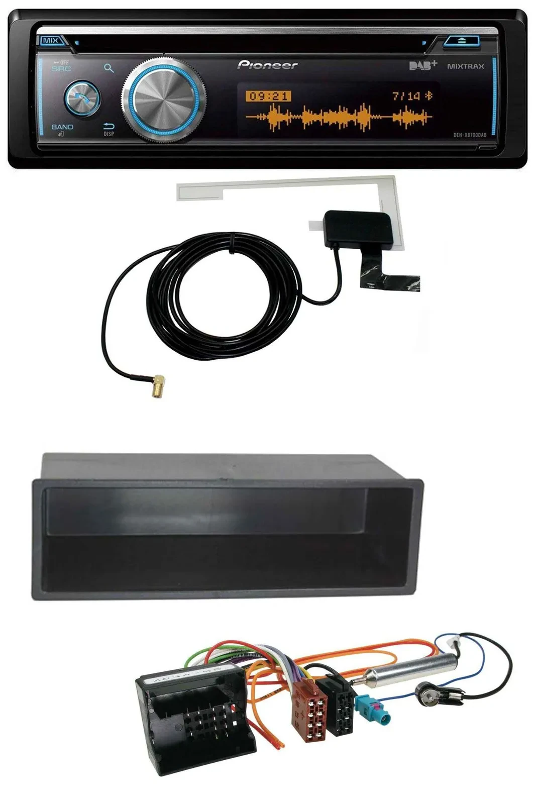 Pioneer Bluetooth DAB MP3 USB CD Autoradio für Peugeot 207 307 Expert Partner