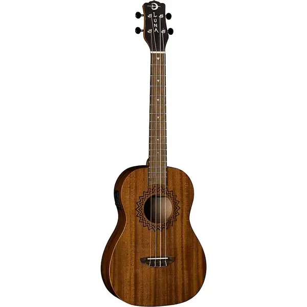 Укулеле Luna Guitars Vintage Mahogany Acoustic-Electric Baritone Ukulele Satin Natural