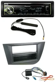 Автомагнитола для Seat Leon (с 2005) Pioneer MP3/USB/CD/DAB/AUX, черный