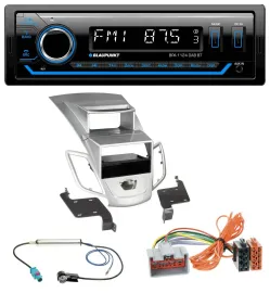 Автомагнитола Blaupunkt Bluetooth USB DAB MP3 для Ford Fiesta (2008–2010), серебристая