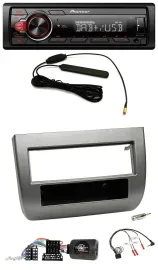 Pioneer MP3 DAB 1DIN Lenkrad USB Autoradio für Lancia Y 843 05-11 dunkelsilberme