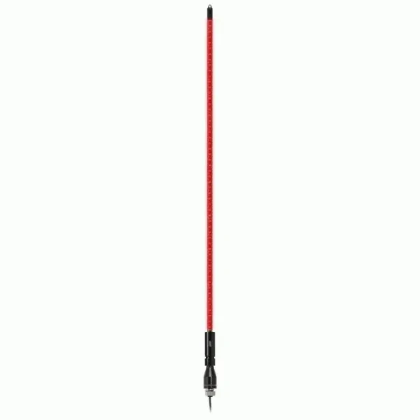 Metra MPS-RWHIP6 6 ft. LED Whip Antenna with Red Flag