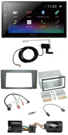 Pioneer DAB Lenkrad Bluetooth 2DIN USB Autoradio für Ford Mondeo 2003-2007 schwa