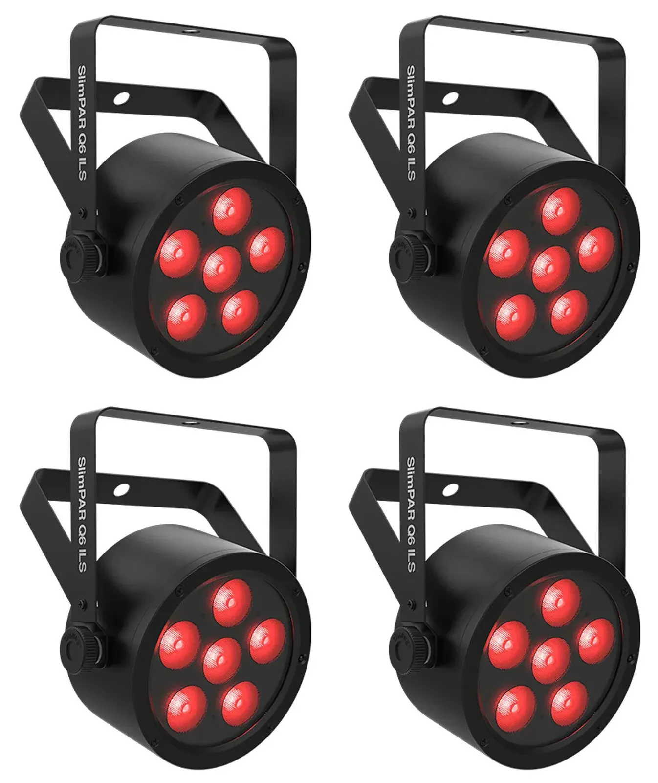 Светодиодный прибор Chauvet DJ SlimPAR Q6 ILS RGBA LED D-Fi USB DMX (4 штуки)