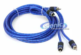 Stinger SI626 6000 Series 6 Ft 2-Channel OFC RCA Stereo Interconnect Cable