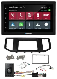 Blaupunkt 2DIN Lenkrad USB Bluetooth DAB Autoradio für VW Crafter MAN TGE Infoad