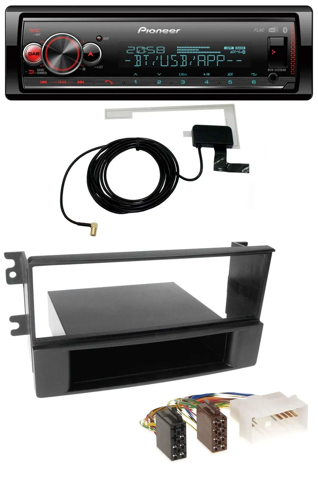 Автомагнитола Pioneer Bluetooth DAB USB MP3 для Kia Sorento (с 2006)