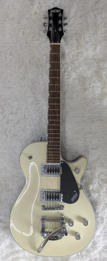 Gretsch G5230T Electromatic Jet FT Guitar w/Bigsby Two-Tone Vintage White
