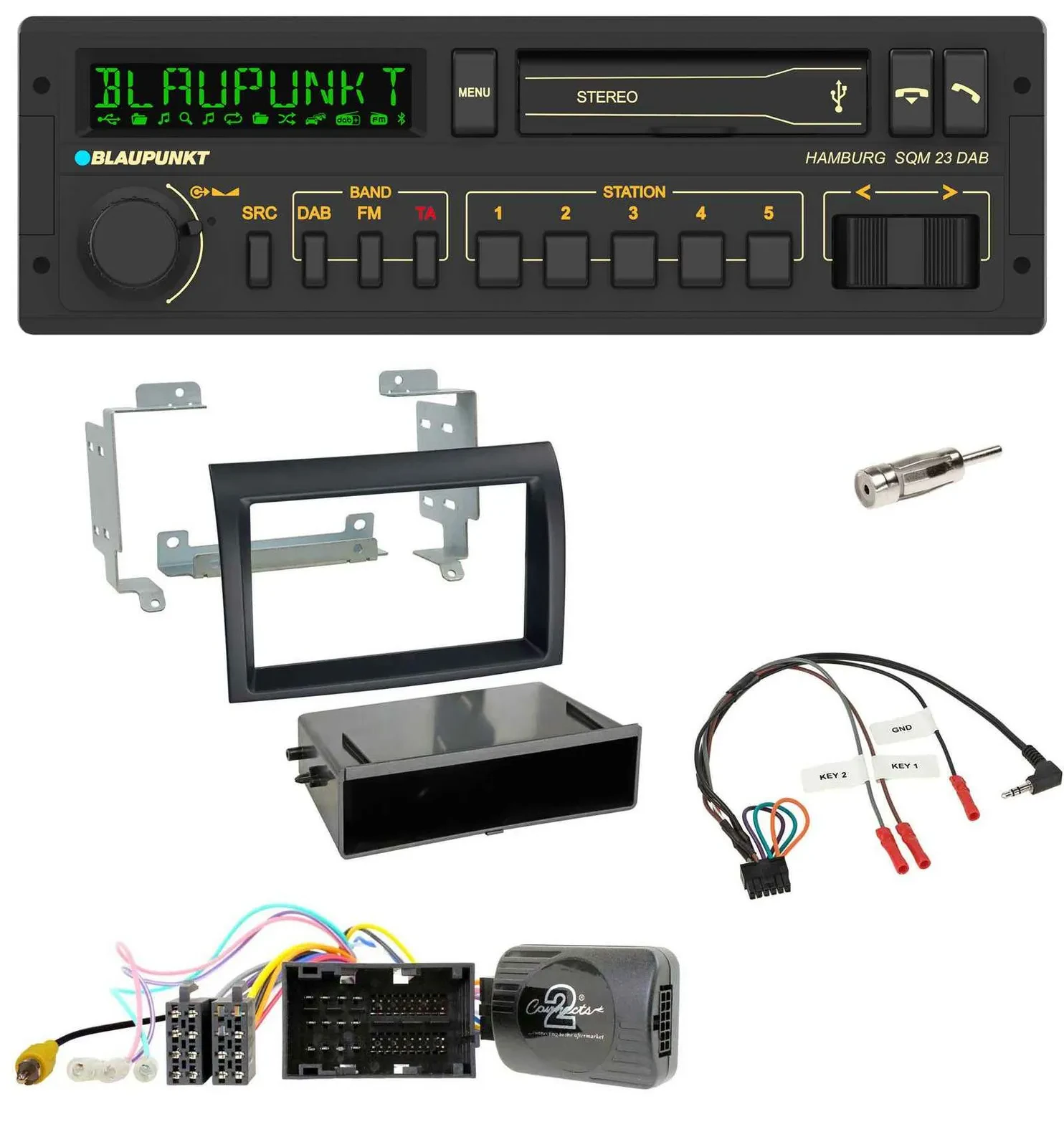 Blaupunkt USB DAB Bluetooth Lenkrad Autoradio für Citroen Jumper ab 14 Profivers