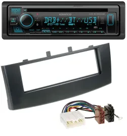 Kenwood Bluetooth DAB CD MP3 USB Autoradio für Mitsubishi Colt (ab 2009)