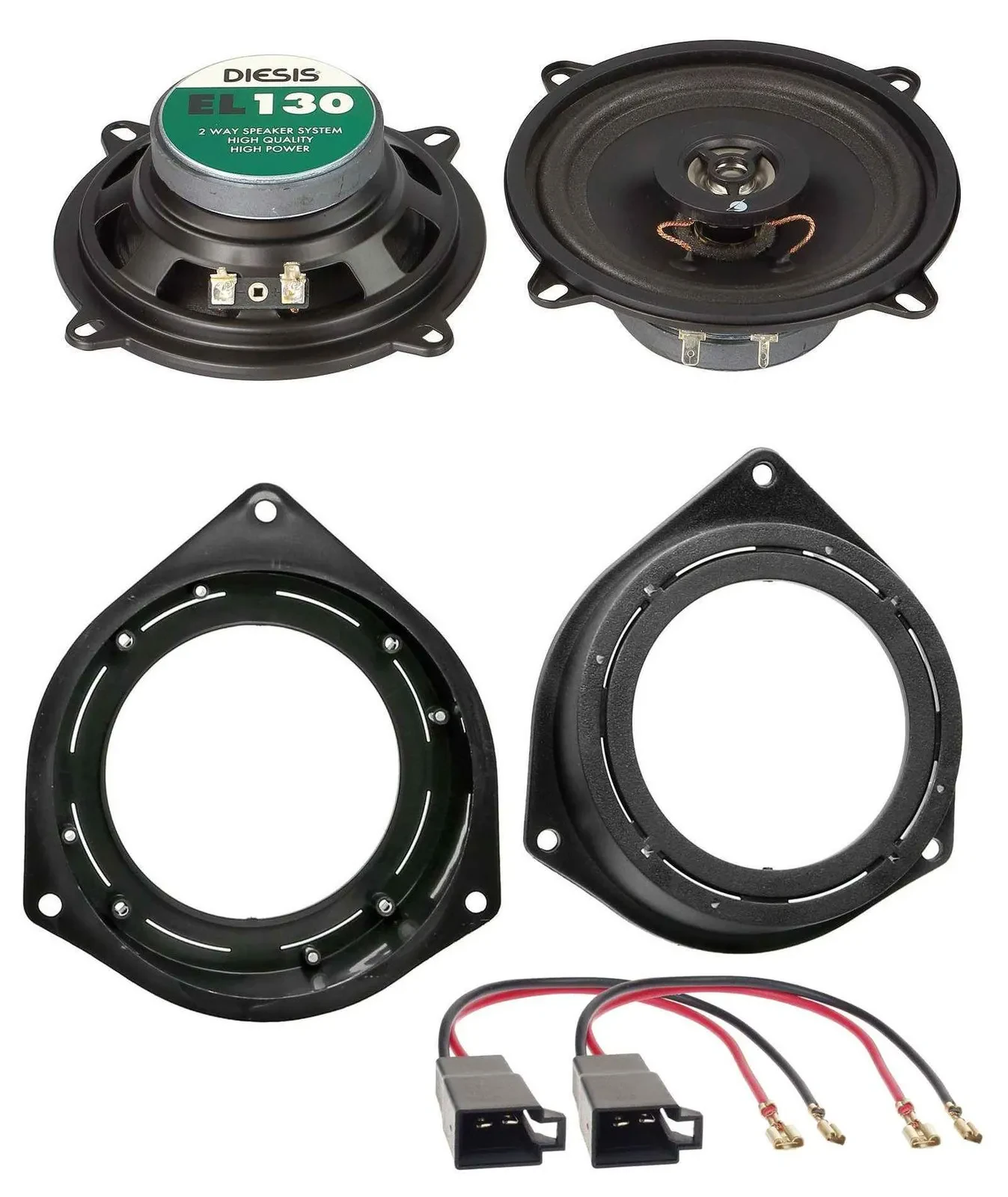 ACV 2-Wege 13cm 80Watt Lautsprecher für Opel Astra Corsa Ablage Heck Hecktür Aut