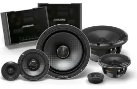 Alpine HDZ653S 200W RMS 6.5” 3-Way Component Speaker System