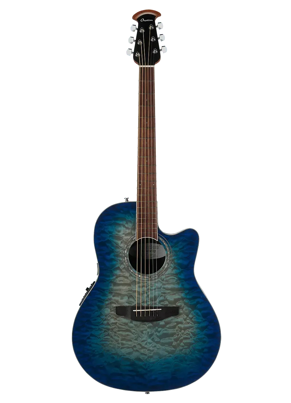 Электроакустическая гитара Ovation CS28P-RG Celebrity Standard Exotic Super Shallow Caribbean Blue