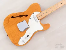 1969 Fender Telecaster Thinline Vintage Guitar Natural Ash w/ Case