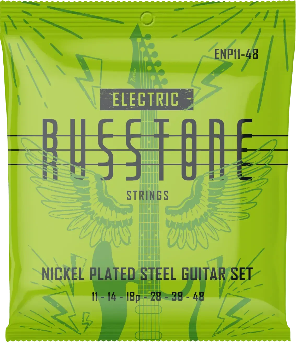 Струны для электрогитары Russtone ENP11-48 Nickel Plated 11-48