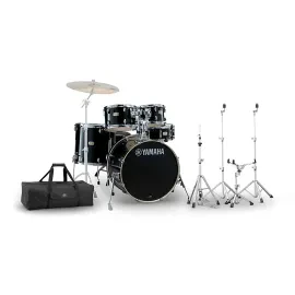 Yamaha Stage Custom Birch 5-Piece Shell Pack w/Lightweight Hardware Pk Raven Blk