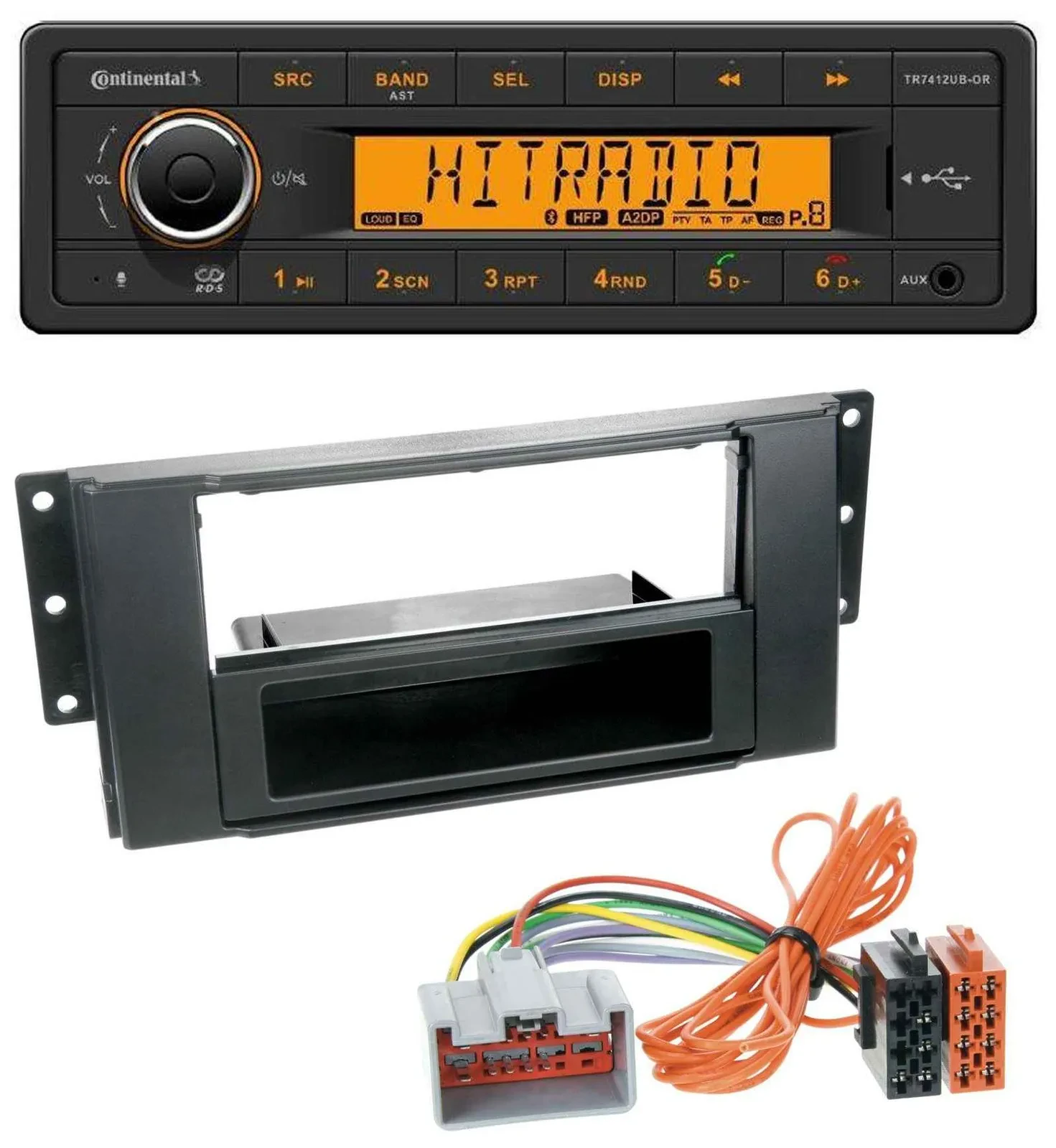 Continental MP3 Bluetooth AUX USB Autoradio für Land Rover Freelander 2011-2012