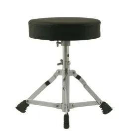 Fame Kiddy D3000 Drumhocker Kinder Runde Sitzfläche Vinylbezug Einstrebig