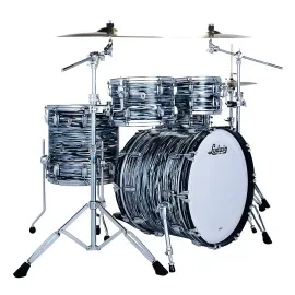 Ludwig Classic Maple Studio 4-Piece Drum Shell Pack - Black Oyster