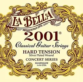 Струны для классической гитары La Bella 2001H 2001 Hard 30-44