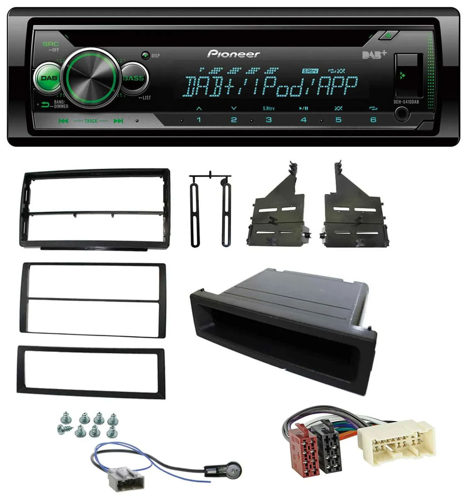 Автомагнитола Pioneer USB/MP3/DAB/AUX/CD для Nissan Altima (L31, 2005–2006)