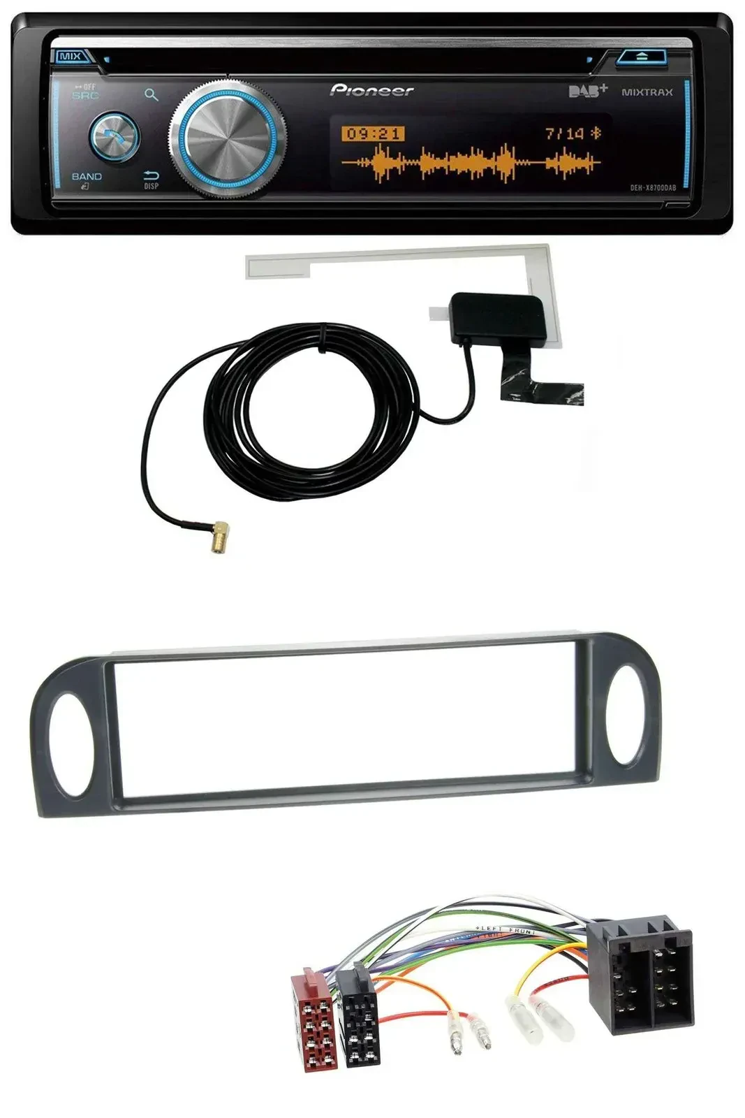 Pioneer Bluetooth DAB MP3 USB CD Autoradio für Citroen C5 (bis 2004)