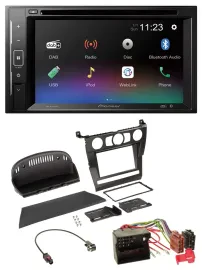 Pioneer Bluetooth MP3 USB 2DIN DAB DVD Autoradio für BMW 5er (E60, 2003-2007)