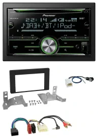 Pioneer Bluetooth MP3 DAB 2DIN USB CD Autoradio für Toyota Aygo ab 2022 AB7 schw