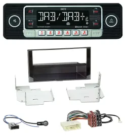 Dietz USB DAB MP3 Bluetooth Autoradio für Nissan Micra, Note (ab 2013)